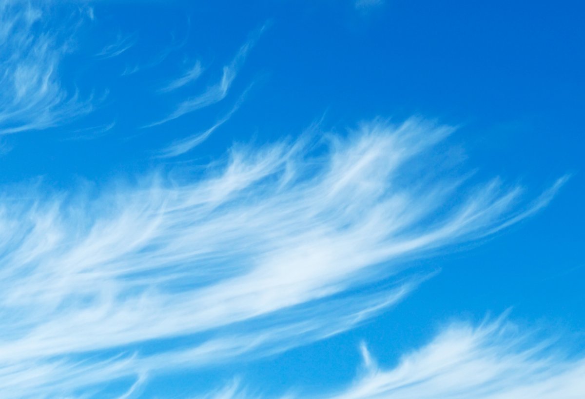 clouds in blue sky