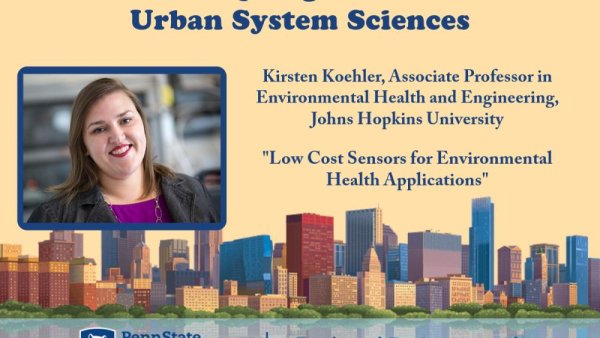 April 1 EarthTalks: Environmental health exposure assessment using sensor data | Penn State University