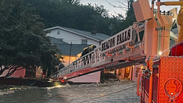 Floods from 'training thunderstorms' lead to dramatic rescues and 2 deaths in Connecticut