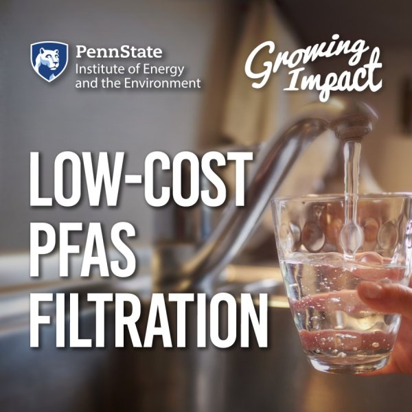 Low-cost PFAS filtration
