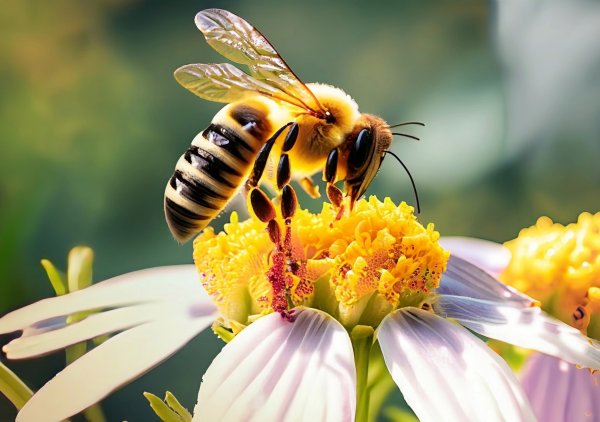 Honey bees spread viruses to bumblebees in the spring 