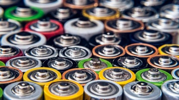 The recycled battery