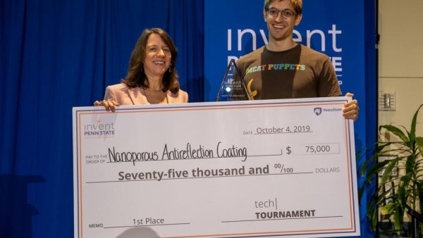 Nanoporous Antireflection Coatings secures $75,000 in tech tournament | Penn State University