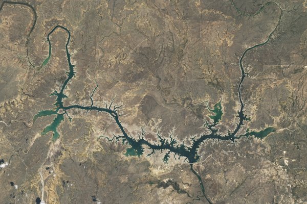 NASA image shows Texas reservoir water level after record low