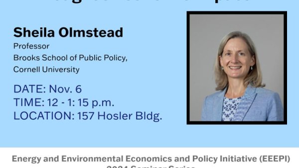 Nov. 6 EEEPI talk: Do dams and groundwater mitigate economic impact of drought? | Penn State University