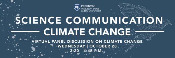 science communication and climate change panel