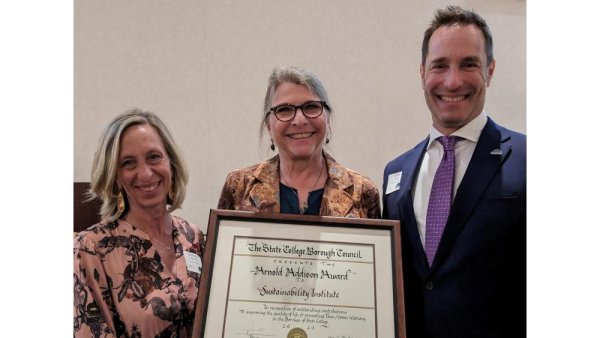 Sustainability Institute recognized for service to State College Borough | Penn State University