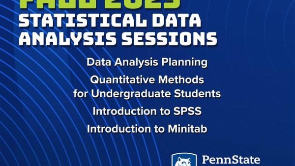 University Libraries to offer fall workshops on statistical data analysis | Penn State University