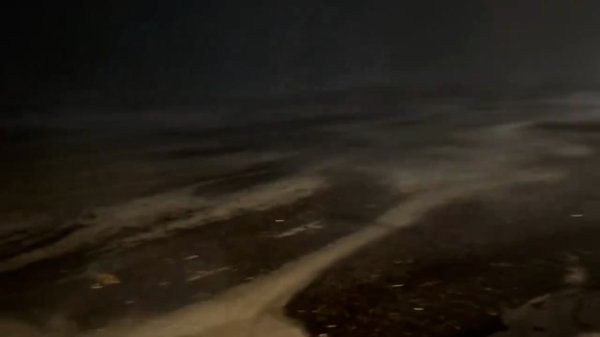 Video: Hurricane Milton sucks water out of Tampa Bay