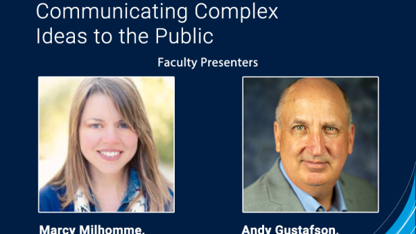 Workshops aim to help graduate students present complex research to the public | Penn State University