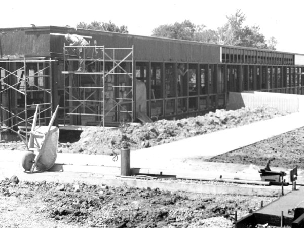 Land and Water Research Building construction
