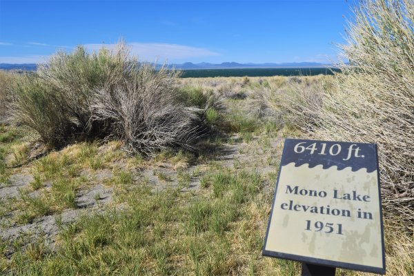 Drought at Mono Lake