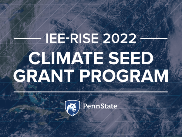IEE RISE 2022 Climate Seed Grant Program