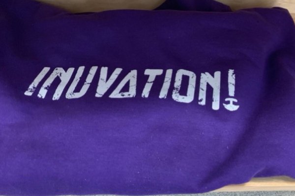 Alexandra Anaviapik's "Inuvation!" sweatshirt