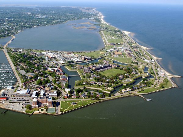 Fort Monroe aerial