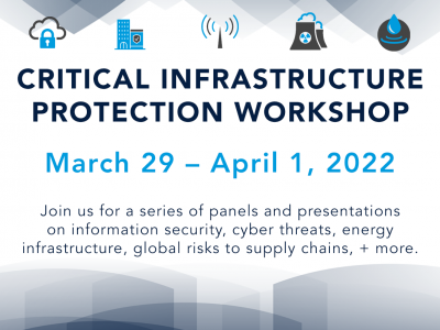 More than 25 experts from across academia, industry, and government will participate as panelists and presenters at the Critical Infrastructure Protection (CIP) Workshop, taking place March 29 through April 1. Credit: Penn State. Creative Commons