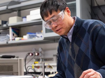 Enhancing the electromechanical behavior of a flexible polymer | Penn State University