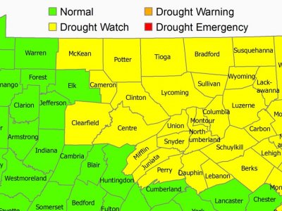 Recent rains are not yet enough to end Pennsylvania's drought watch