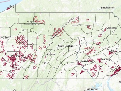 What living in a PA environmental justice area means