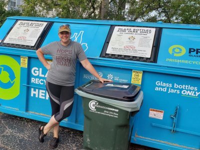 Would food composting and glass recycling work in Erie? A college professor is studying it