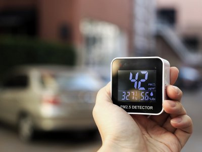air quality sensor city car