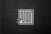 A fuel cell icon on a graphite background